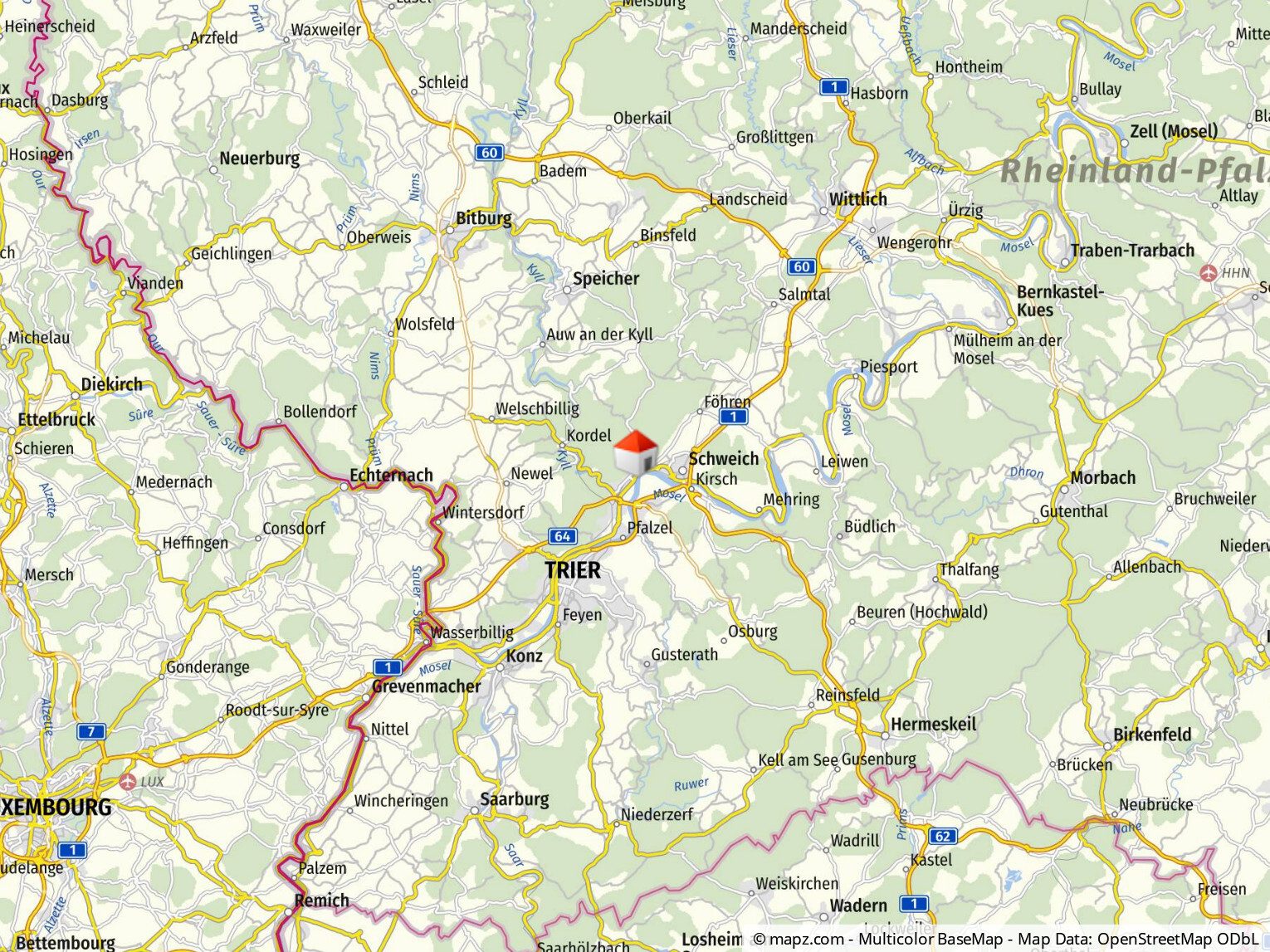 Immobilienangebot - Trier / Ehrang - Alle - Doppelhaushälfte mit viel Platz!