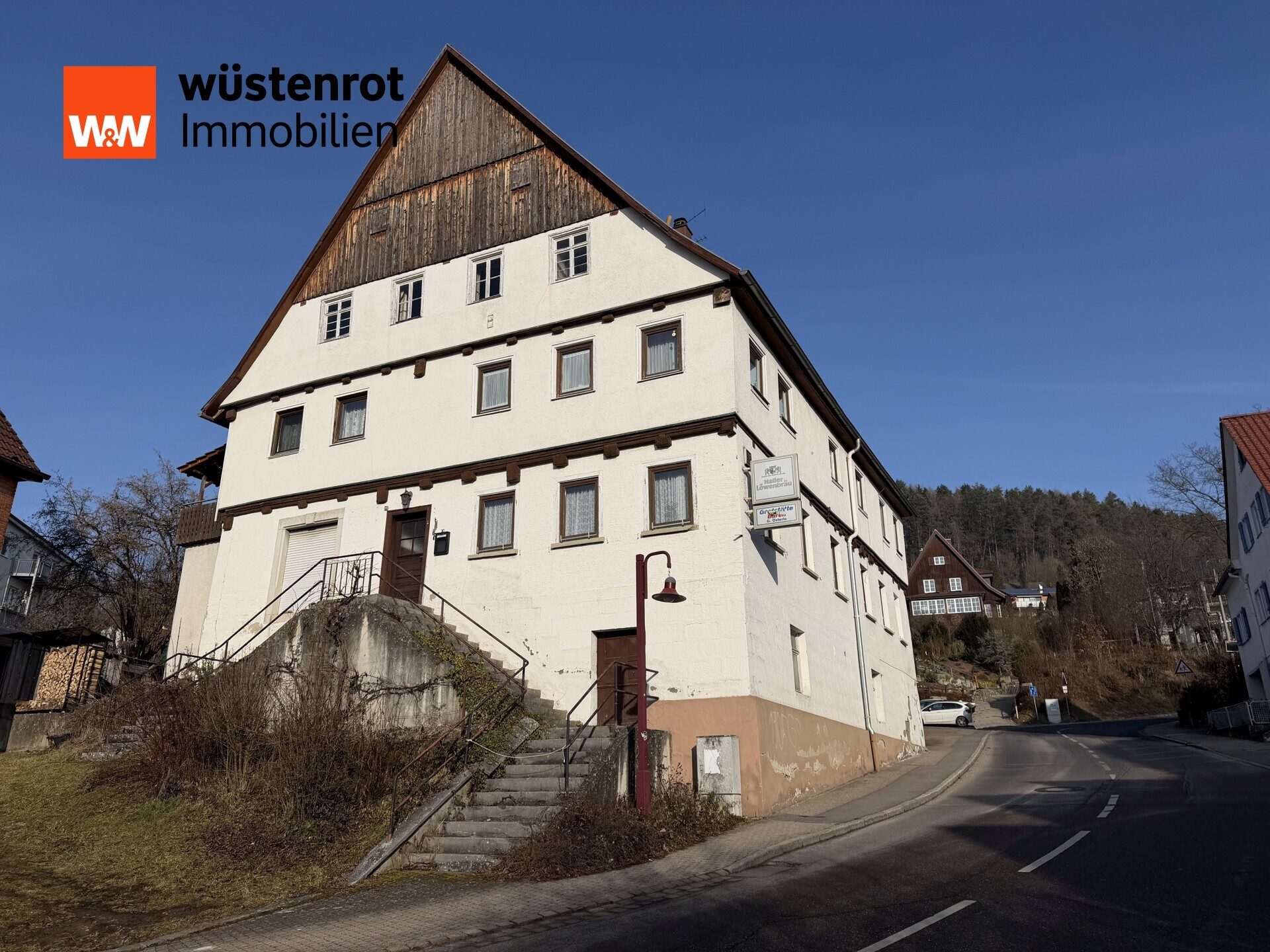 Immobilienangebot - Sulzbach-Laufen - Alle - Wohn- und Geschäftshaus mit Tradition und Potential im Ortskern -Denkmalobjekt-