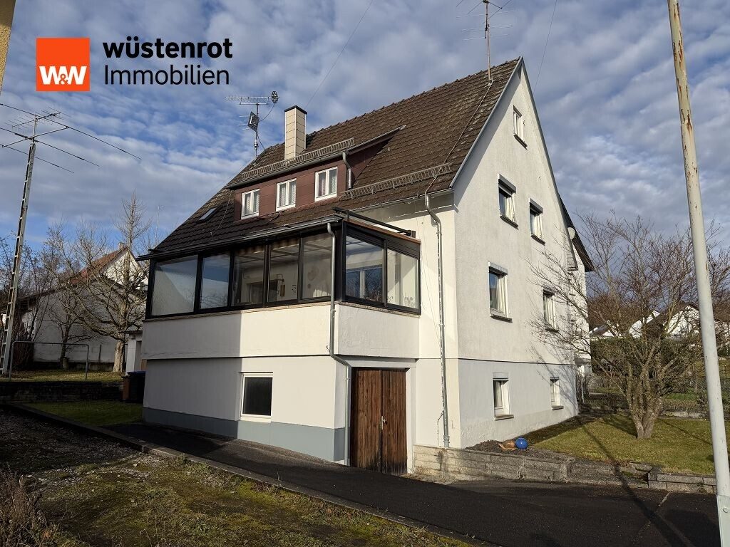 Immobilienangebot - Gaildorf - Alle - Familienfreundliches Wohnhaus mit Einliegerwohnung und Garten
- massiv gebaut, ruhig & zentral-
