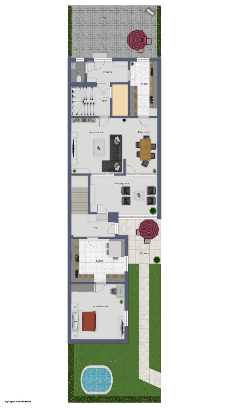 Immobilienangebot - Hückelhoven - Alle - Mit 3D: Ihr neues Zuhause zum Ankommen – großzügiges Reihenhaus in Hückelhoven - perfekt für Familien.