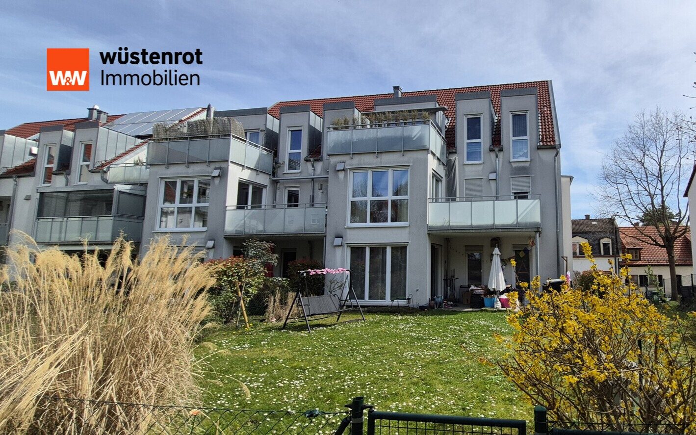 Immobilienangebot - Fürth - Alle - Charmante 3,5- Zimmer Wohnung mit Gartenflair !