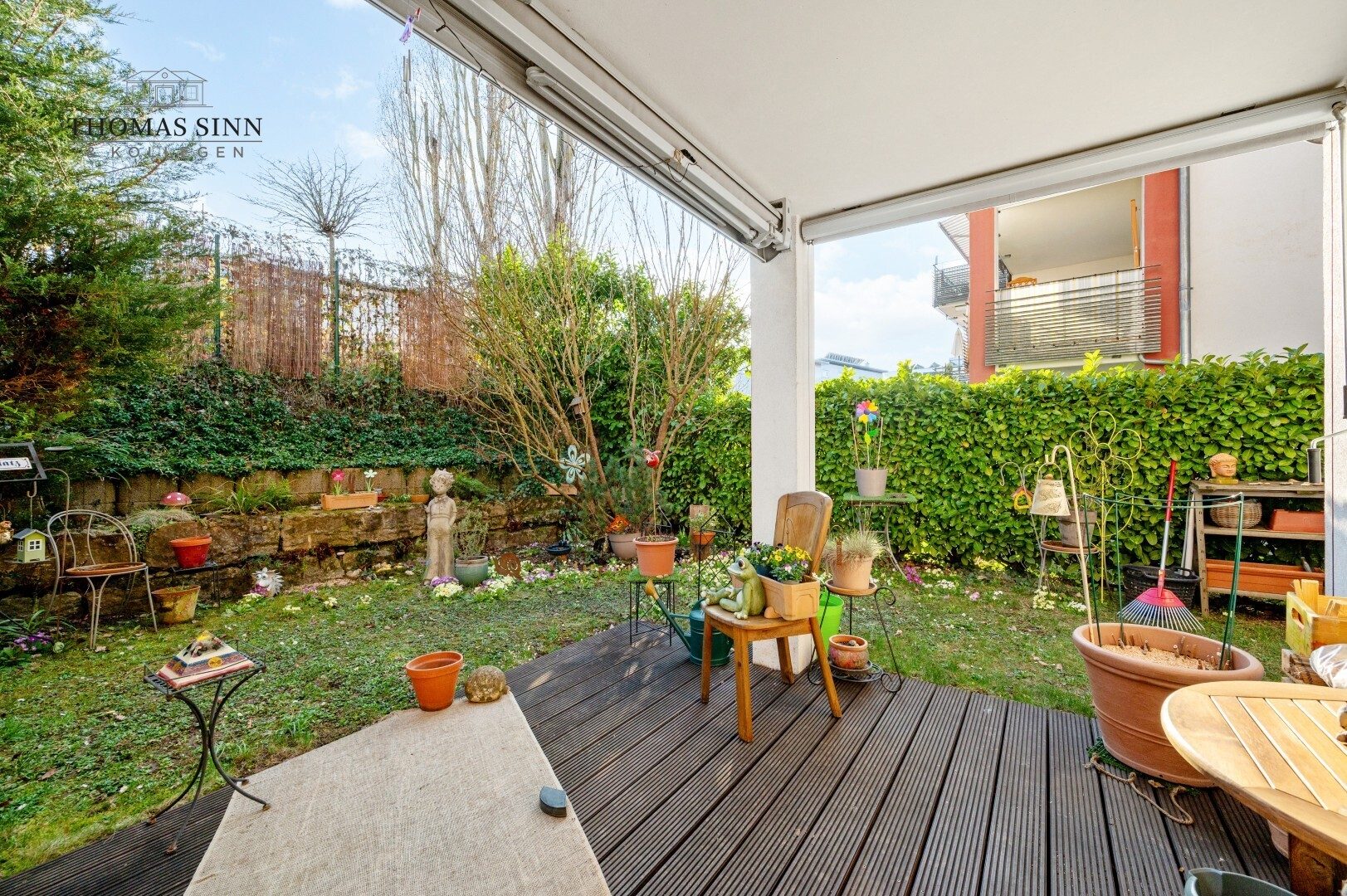 Immobilienangebot - Heilbronn - Alle - Wohlfühloase im beliebten HN-Osten – ideale 4-Zi.-EG ETW mit überdachter Terrasse
