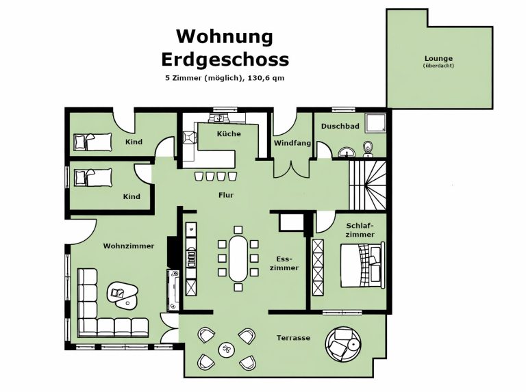 Immobilienangebot - Reichertshausen - Alle - Mehrgenerationenhaus, großzügig und energieeffizient, mit separater 3-Zimmer-Wohnung von 108 qm
