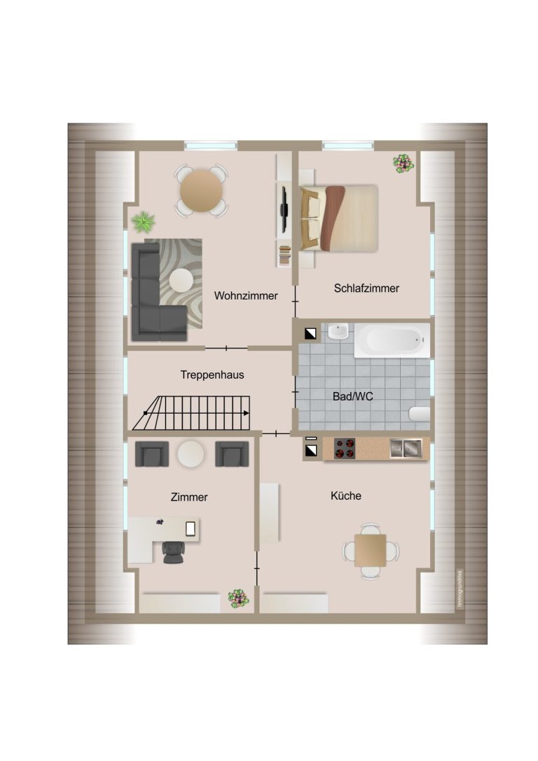 Immobilienangebot - Emmendingen / Kollmarsreute - Alle - **Doppelhaushälfte mit zwei Wohneinheiten in Bahnhofsnähe von Kollmarsreute**