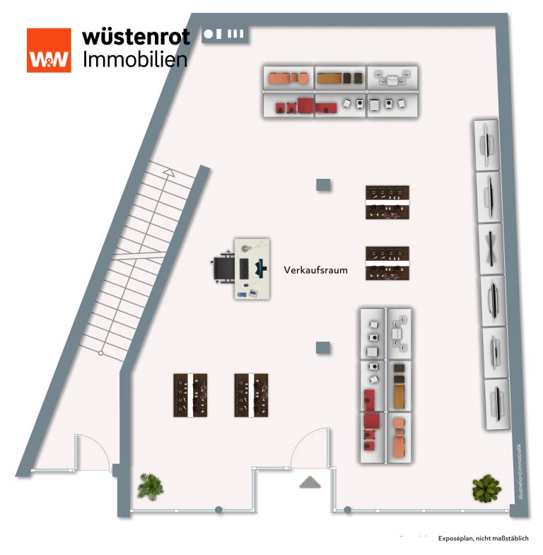 Immobilienangebot - Mengen - Alle - Kapitalanlage mit ca. 6,3 % Bruttorendite -  Wohn- und Geschäftshaus im Zentrum von Mengen