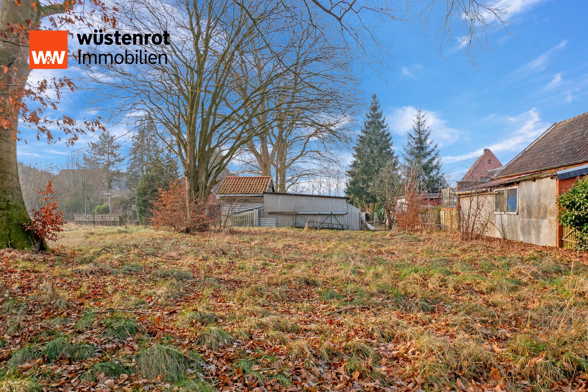 Immobilienangebot - Wasbek - Alle - Top Baugrundstück im B-Plan-Bereich für Bungalow im beliebten Wasbek OT Bullenbek