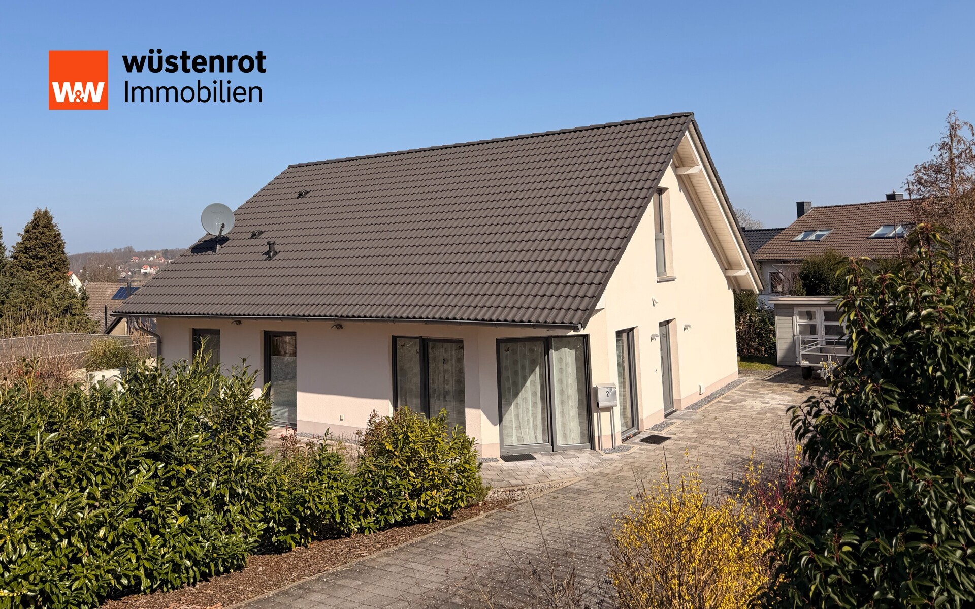 Immobilienangebot - Detmold / Heiligenkirchen - Alle - Moderner Bungalow mit Ausbaureserve in Detmold-Heiligenkirchen