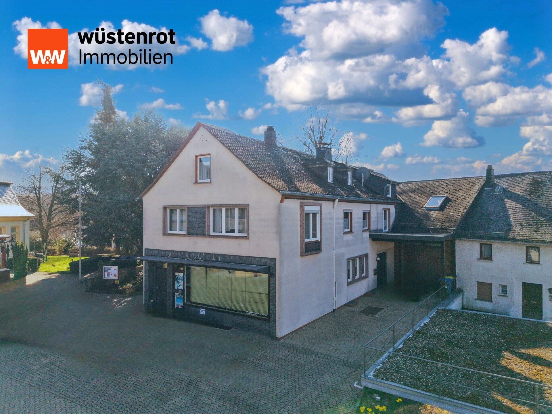 Immobilienangebot - Rheinböllen - Alle - 2 WE + 2 mal Gewerbe - kpl. Widmung Wohnen möglich!