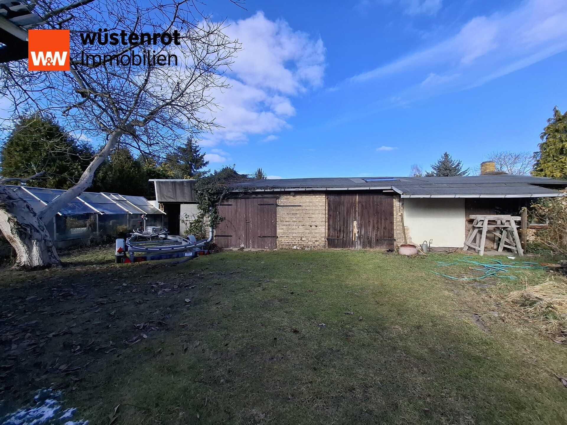 Immobilienangebot - Schwielowsee - Alle - Doppelhaushälfte mit traumhaftem Grundstück und Ausbaupotenzial für ein zusätzliches Hinterhaus in Schwielowsee zu verkaufen...