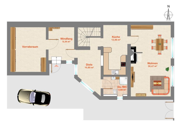 Immobilienangebot - Schwielowsee - Alle - Doppelhaushälfte mit traumhaftem Grundstück und Ausbaupotenzial für ein zusätzliches Hinterhaus in Schwielowsee zu verkaufen...