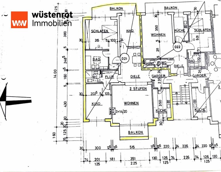 Immobilienangebot - Dreieich - Alle - Modernisierte Eigentumswohnung mit 2 Balkonen und Stellplatz
