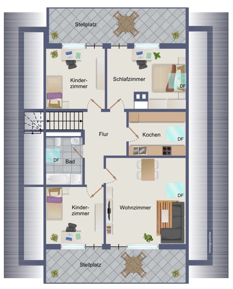 Immobilienangebot - Ostelsheim - Alle - Zweifamilienhaus mit Doppelgarage in ruhigem Wohngebiet und großem Garten