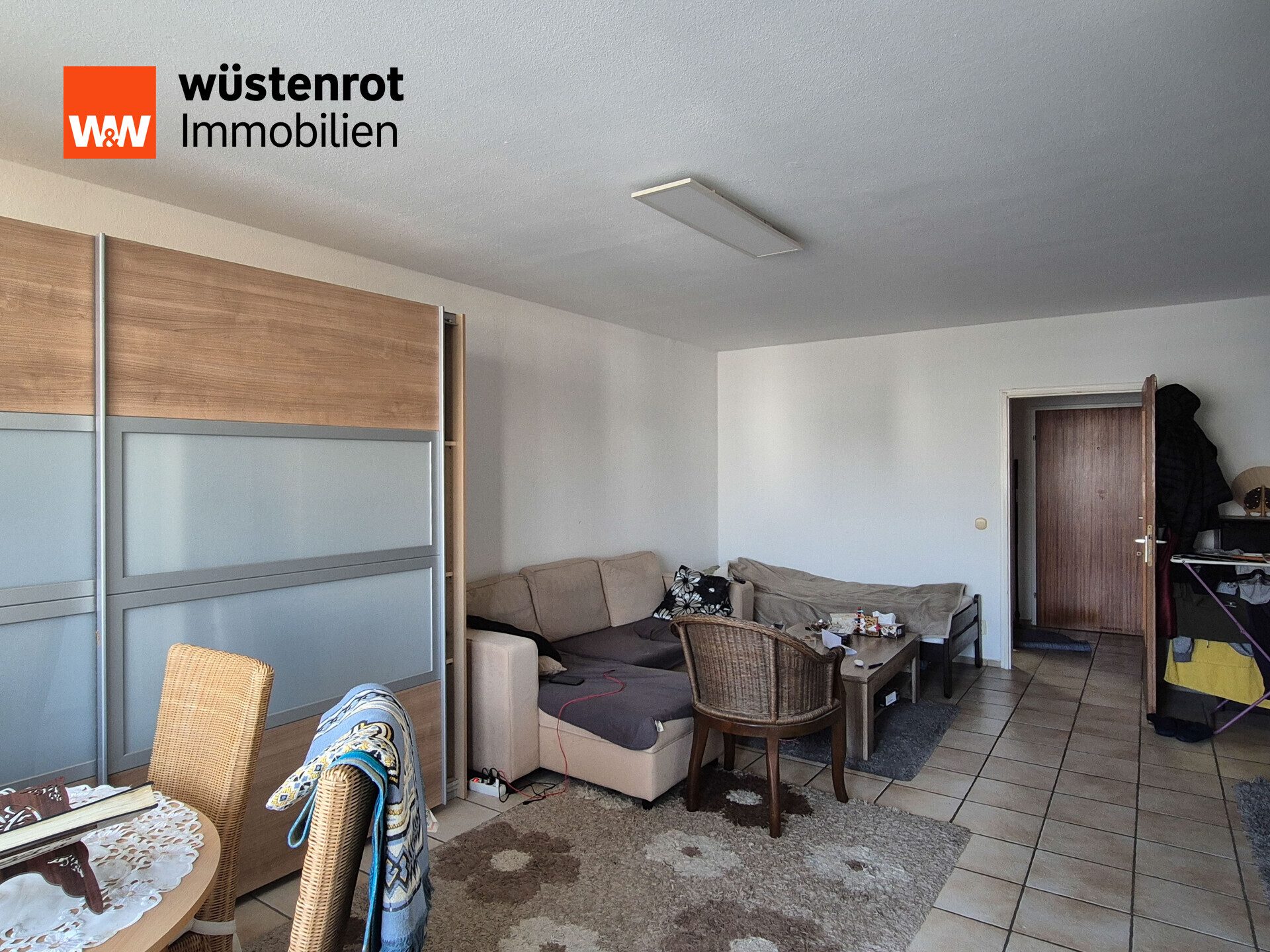 Immobilienangebot - Frankfurt am Main / Nied - Alle - Licht, Luft, Lage: 1-Zimmer-Wohnung mit Top-Schnitt, Fußbodenheizung und Balkon in Frankfurt-Nied