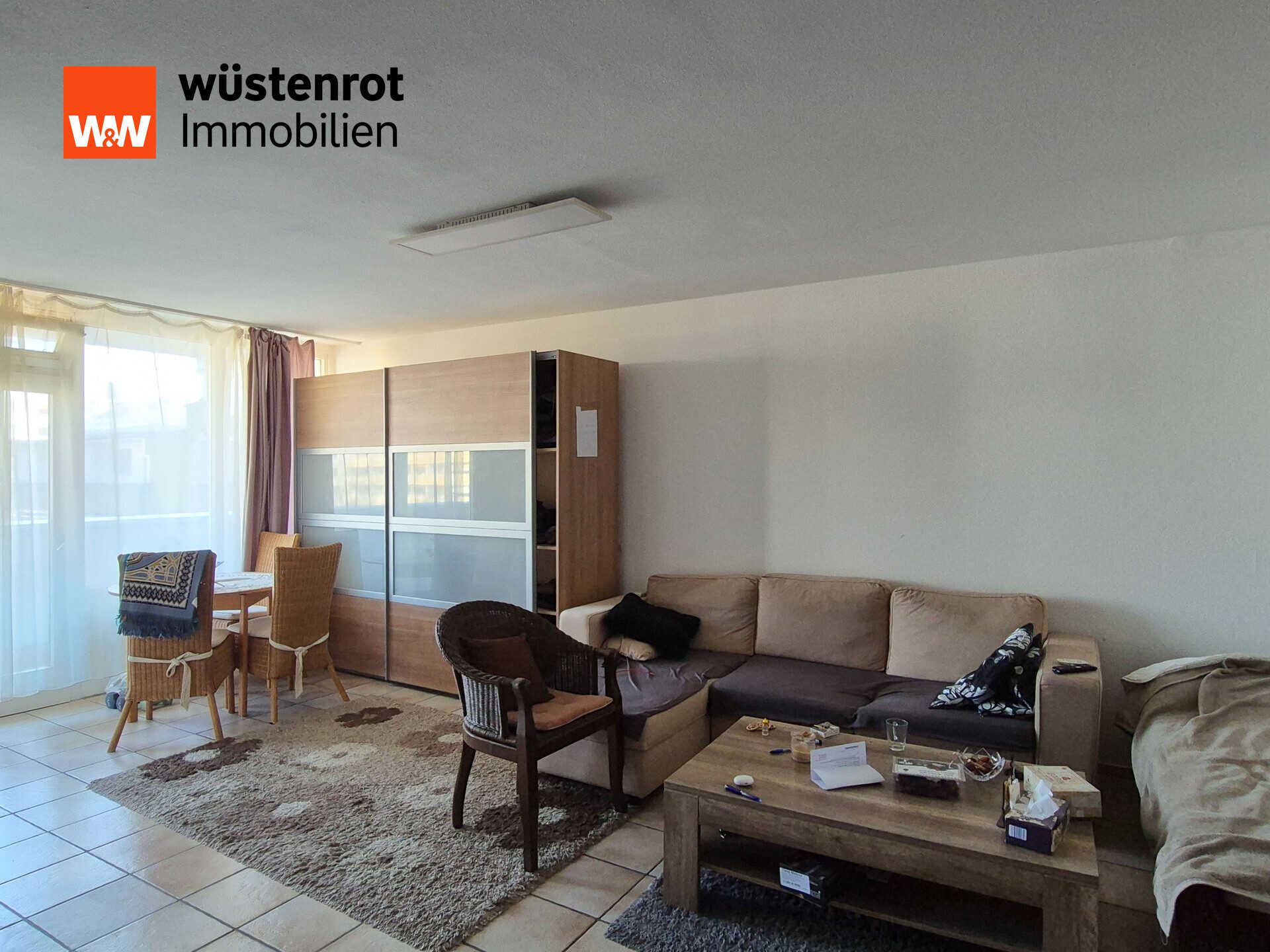 Immobilienangebot - Frankfurt am Main / Nied - Alle - Licht, Luft, Lage: 1-Zimmer-Wohnung mit Top-Schnitt, Fußbodenheizung und Balkon in Frankfurt-Nied