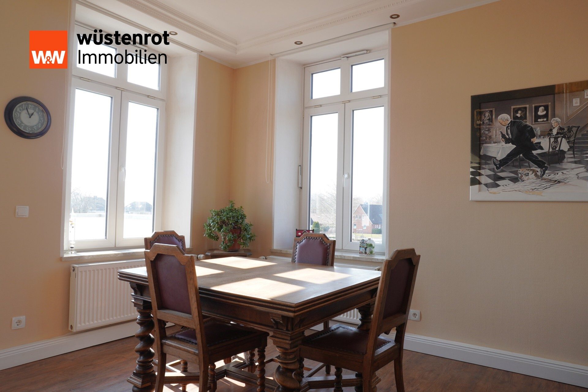 Immobilienangebot - Süsel - Alle - Repräsentative Villa mit vielseitigen Nutzungsmöglichkeiten in Ostseenähe - 365 qm, 13 Zimmer - Große Familie - Generationswohnen - Wohnen & Arbeiten - Einliegerwohnung