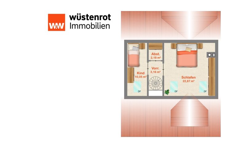 Immobilienangebot - Neufahrn - Alle - Helle, gut geschnittene 3-Zi.-Maisonette-Wohnung mit Balkon