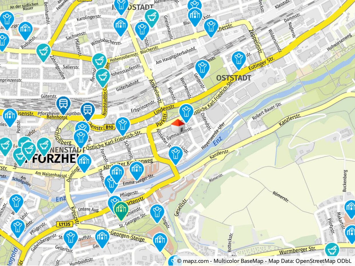 Immobilienangebot - Pforzheim - Alle - Großzügige 3-Zimmer-Wohnung – Modernisiert & Lichtdurchflutet – Vermietet