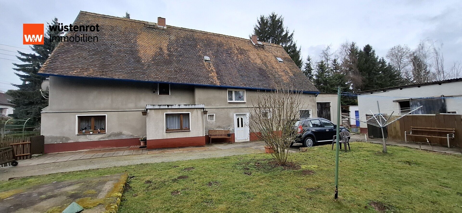 Immobilienangebot - Markersdorf - Alle - Bauernhaus mit Nebengelass und Landwirtschaftsflächen in Markersdorf