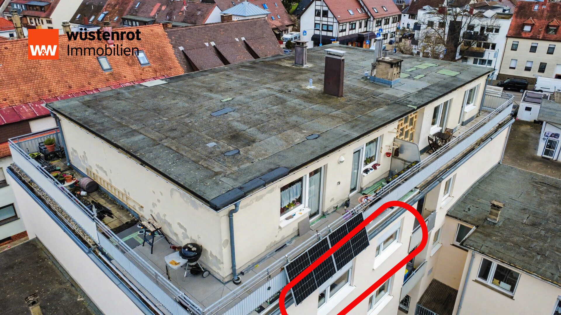 Immobilienangebot - Karlsruhe / Hagsfeld - Alle - Perfekte Kapitalanlage: 5 % Rendite + top sanierte + leerstehend + optimale Raumaufteilung für WGs