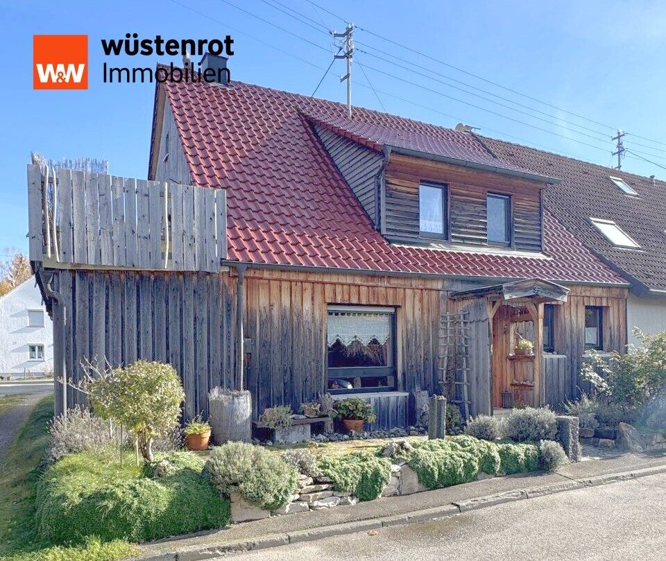 Immobilienangebot - Bopfingen / Oberdorf am Ipf - Alle - Natürliches Wohngefühl: Gepflegte 6-Zimmer-Doppelhaushälfte und Anbau in Bopfingen am Ipf