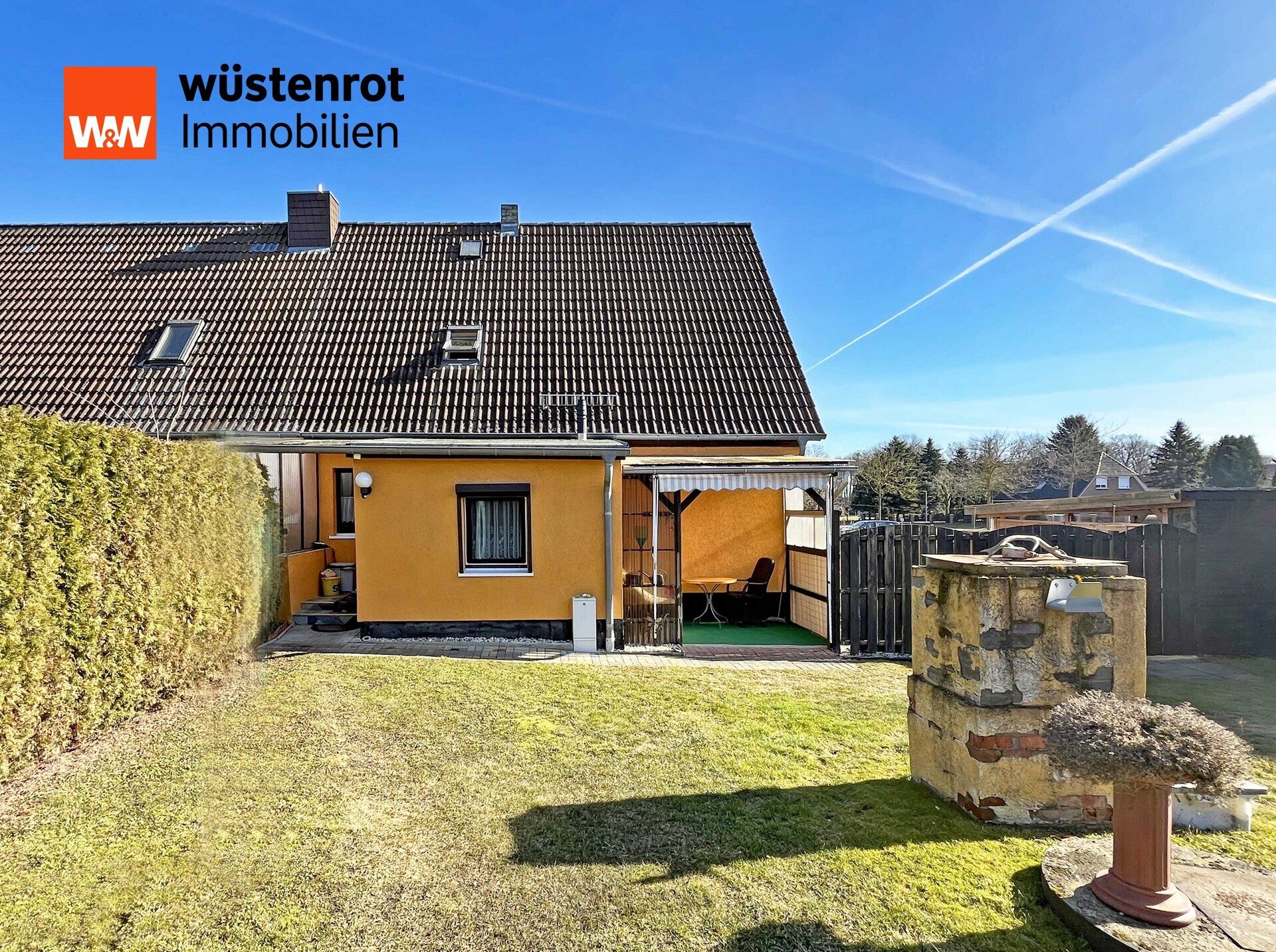 Immobilienangebot - Karlsburg - Alle - TOP MODERNISIERTE HAUSHÄLFTE MIT PHOTOVOLTAIKANLAGE + KAMINOFEN + EINBAUKÜCHE AUF GROSSEM GRUNDSTÜCK