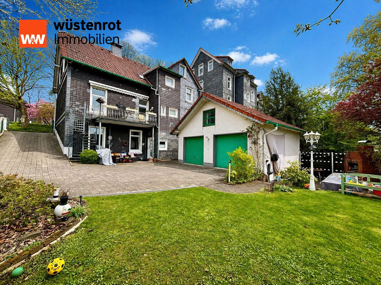 Immobilienangebot - Remscheid - Alle - Flexibles Zuhause mit Einlieger, Fachwerk, Garten, moderner Ausstattung - wohnen u. arbeiten möglich