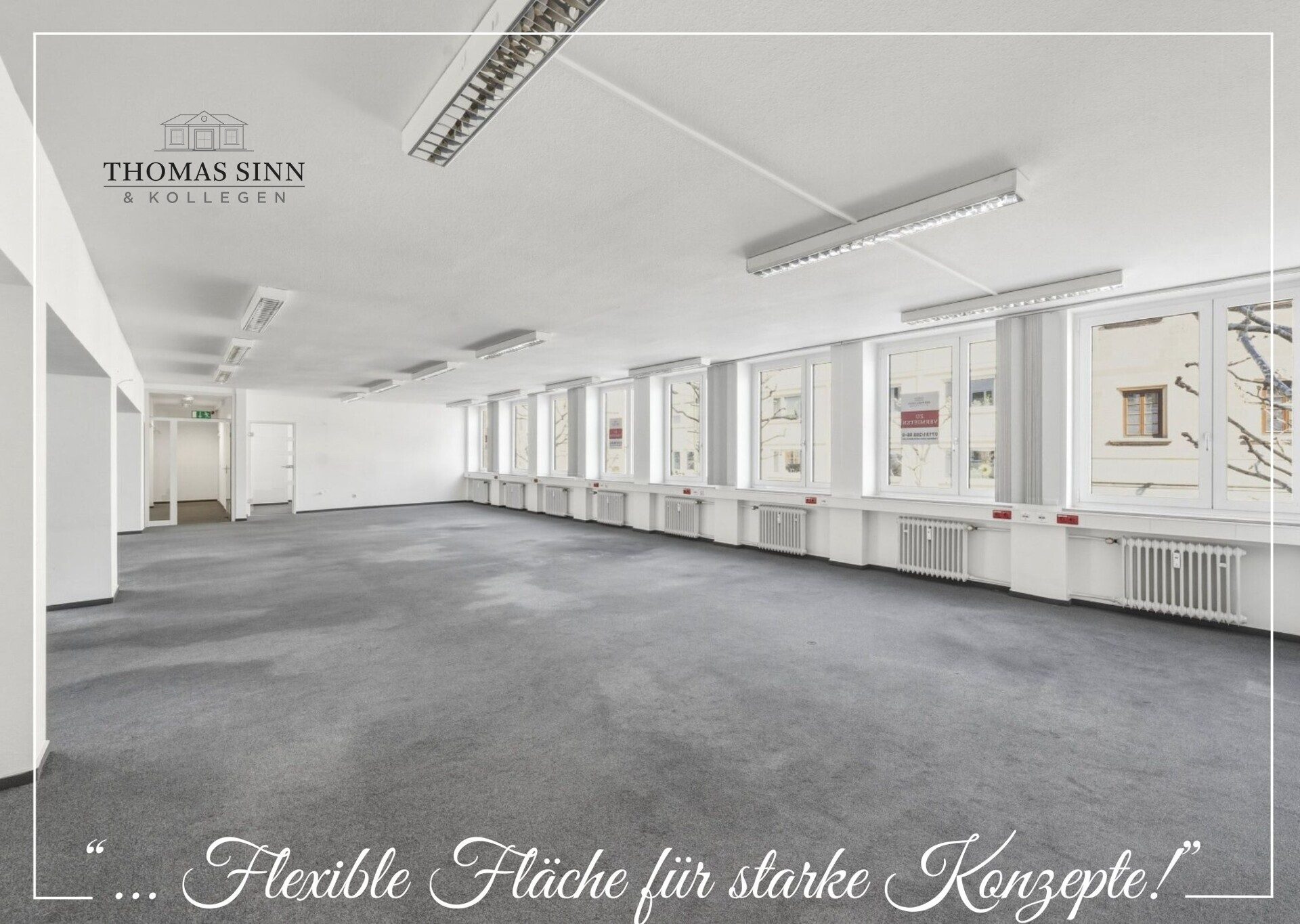 Immobilienangebot - Heilbronn - Alle - GEWERBE m² - Geräumige Bürofläche in zentraler Innenstadtlage SOFORT FREI !