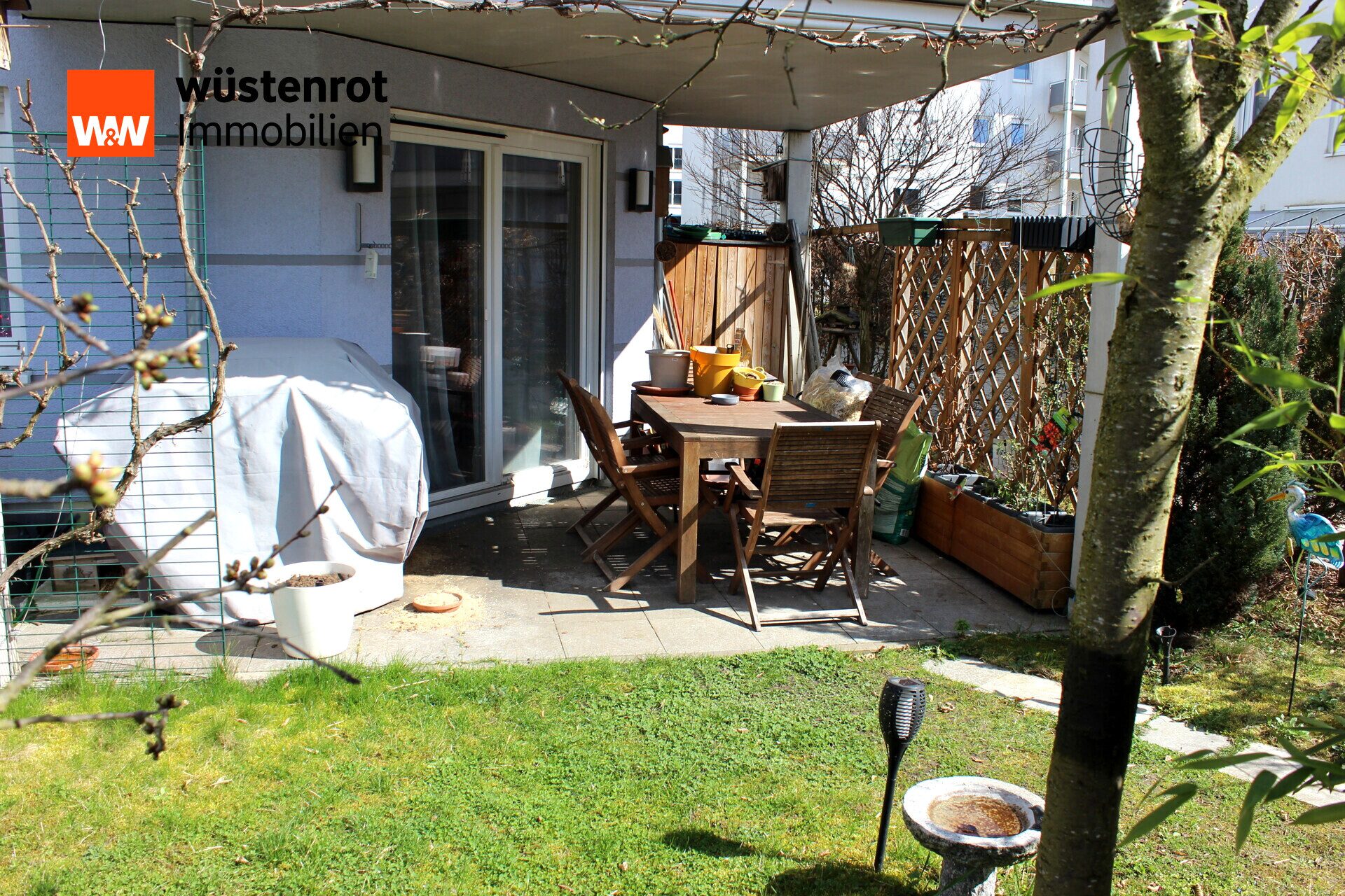 Immobilienangebot - Ingolstadt - Alle - 3-ZImmer-Erdgeschosswohnung in Ingolstadt - eine moderne Perle mit Gartenanteil und Terrasse