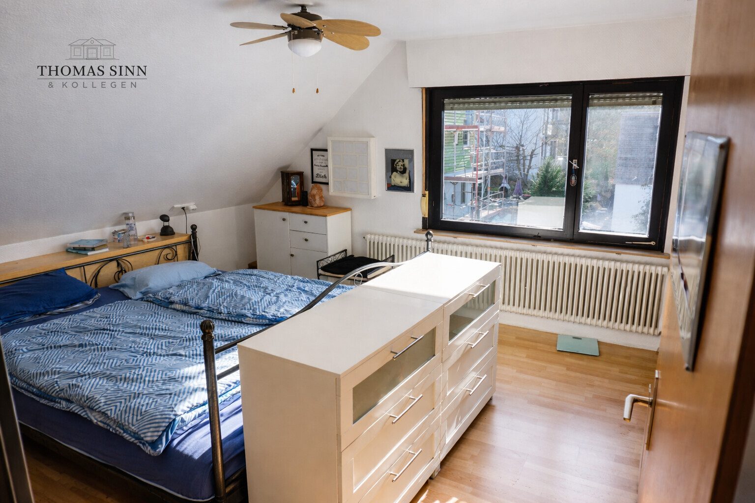Immobilienangebot - Heilbronn - Alle - Charmante 3 Zi. DG ETW + ausgebaute Bühne - in 3-Familienhaus - Raum für Ihre Modernisierungsideen