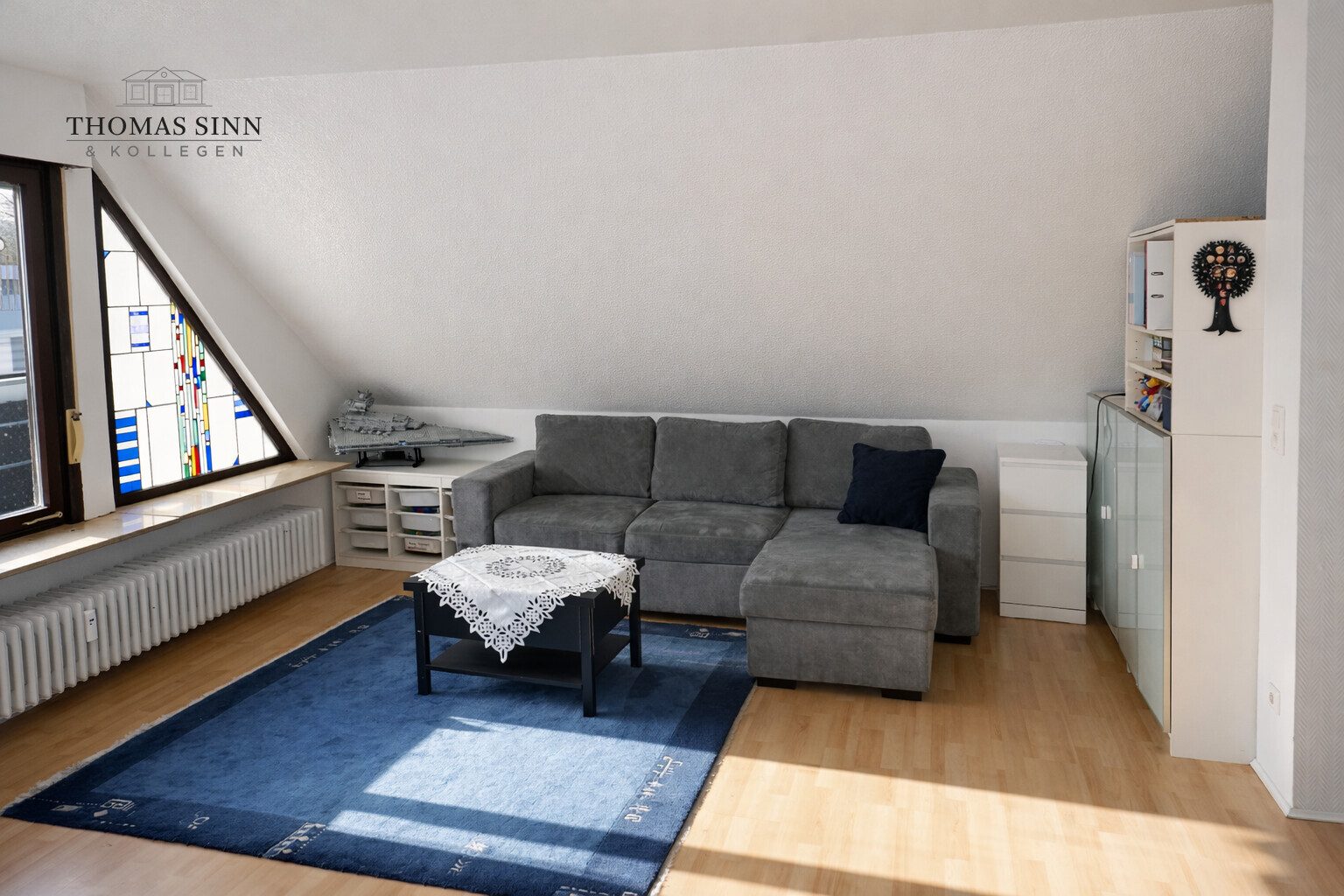 Immobilienangebot - Heilbronn - Alle - Charmante 3 Zi. DG ETW + ausgebaute Bühne - in 3-Familienhaus - Raum für Ihre Modernisierungsideen