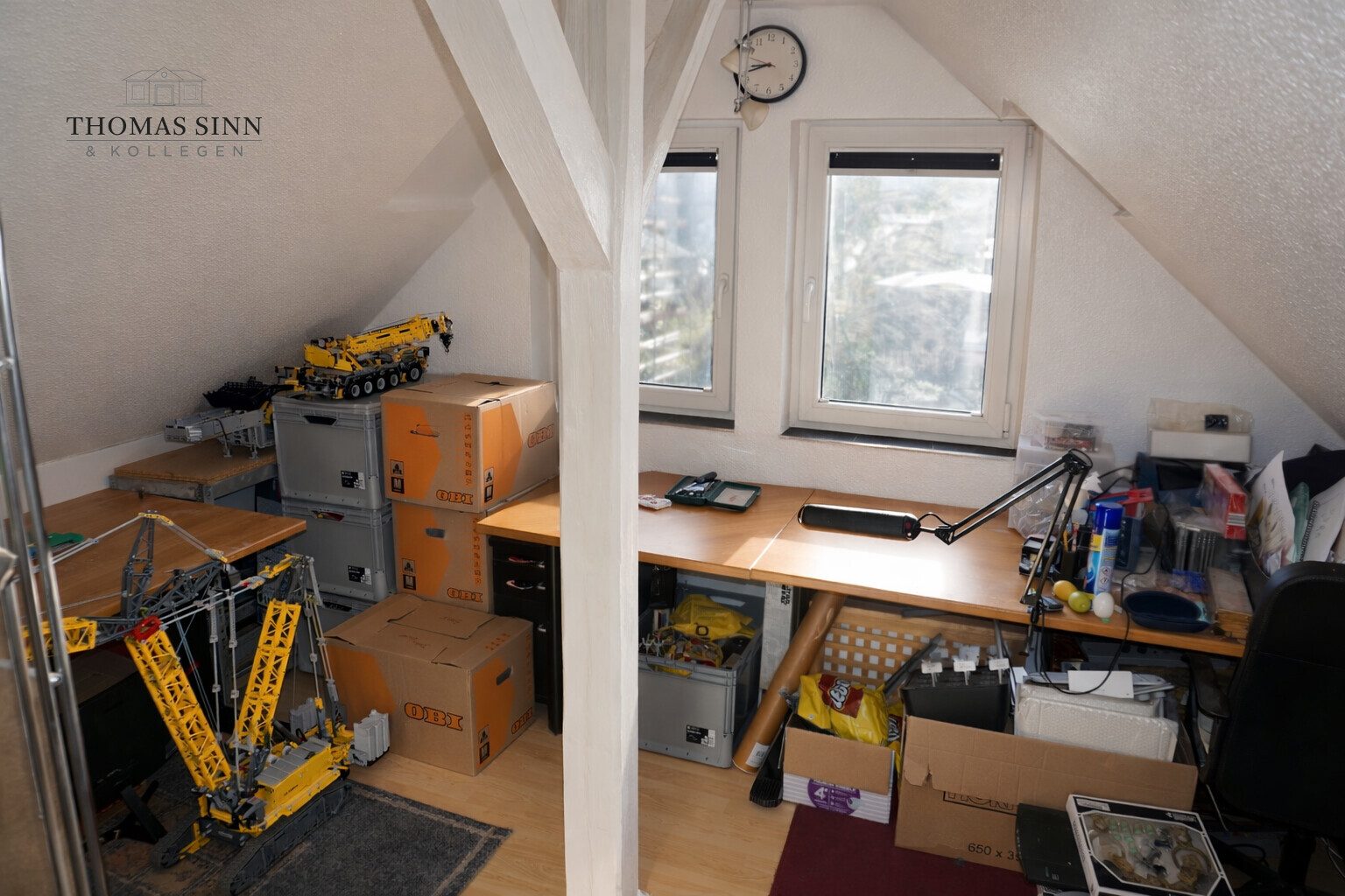 Immobilienangebot - Heilbronn - Alle - Charmante 3 Zi. DG ETW + ausgebaute Bühne - in 3-Familienhaus - Raum für Ihre Modernisierungsideen