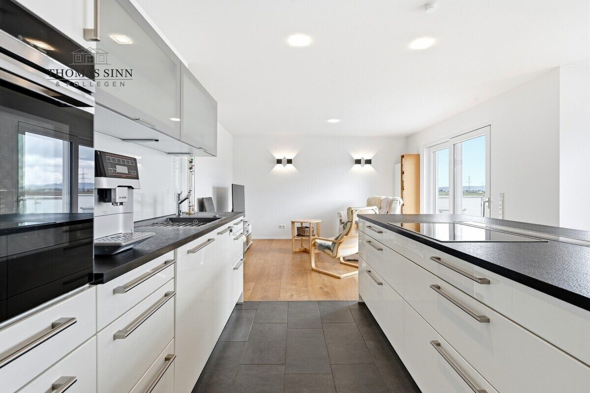 Immobilienangebot - Leingarten - Alle - Neuwertige 3,5 Zimmer Penthouse-Wohnung in Randlage und Blick auf Wiesen und Felder - frei in 2026