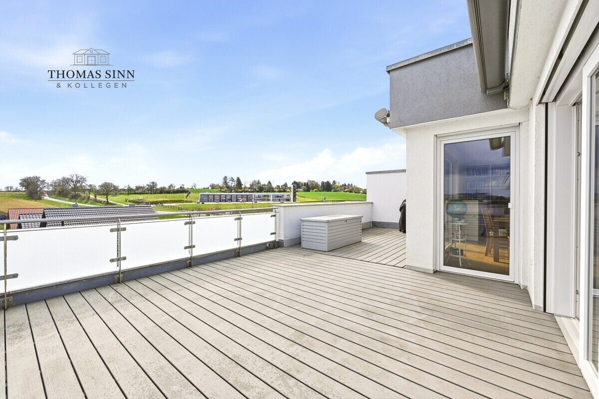 Immobilienangebot - Leingarten - Alle - Neuwertige 3,5 Zimmer Penthouse-Wohnung in Randlage und Blick auf Wiesen und Felder - frei in 2026