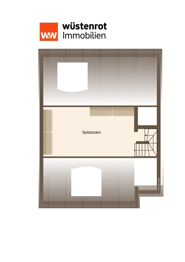 Immobilienangebot - München - Alle - Helle, gut geschnittene 2-Zi.-DG-Wohnung mit Balkon & Spitzboden in kleiner Wohnanlage