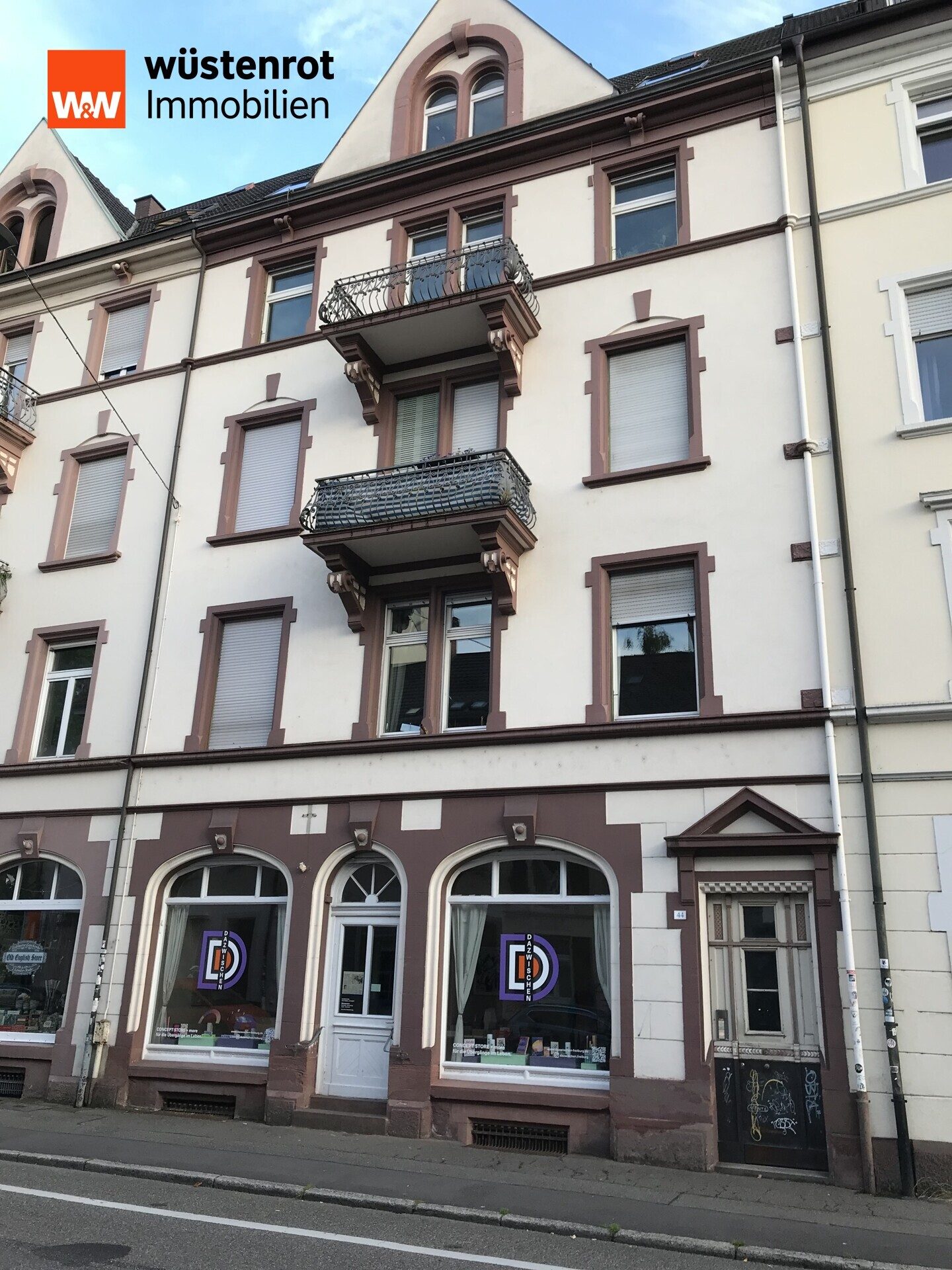 Immobilienangebot - Freiburg im Breisgau - Alle - Freiburg Wiehre - Kapitalanlage - Wohn- Geschäftshaus - Denkmalschutz