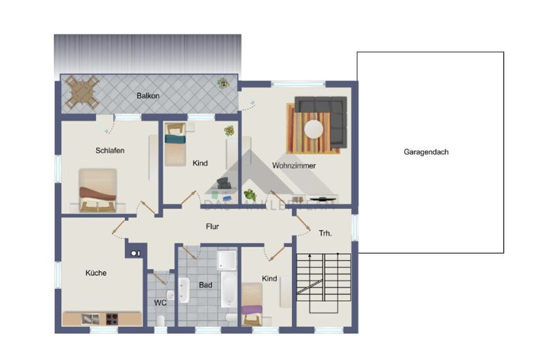 Immobilienangebot - Großaitingen - Alle - Großzügiges Zweifamilienhaus mit Ausbaureserve auf sonnigem Traumgrundstück in Großaitingen