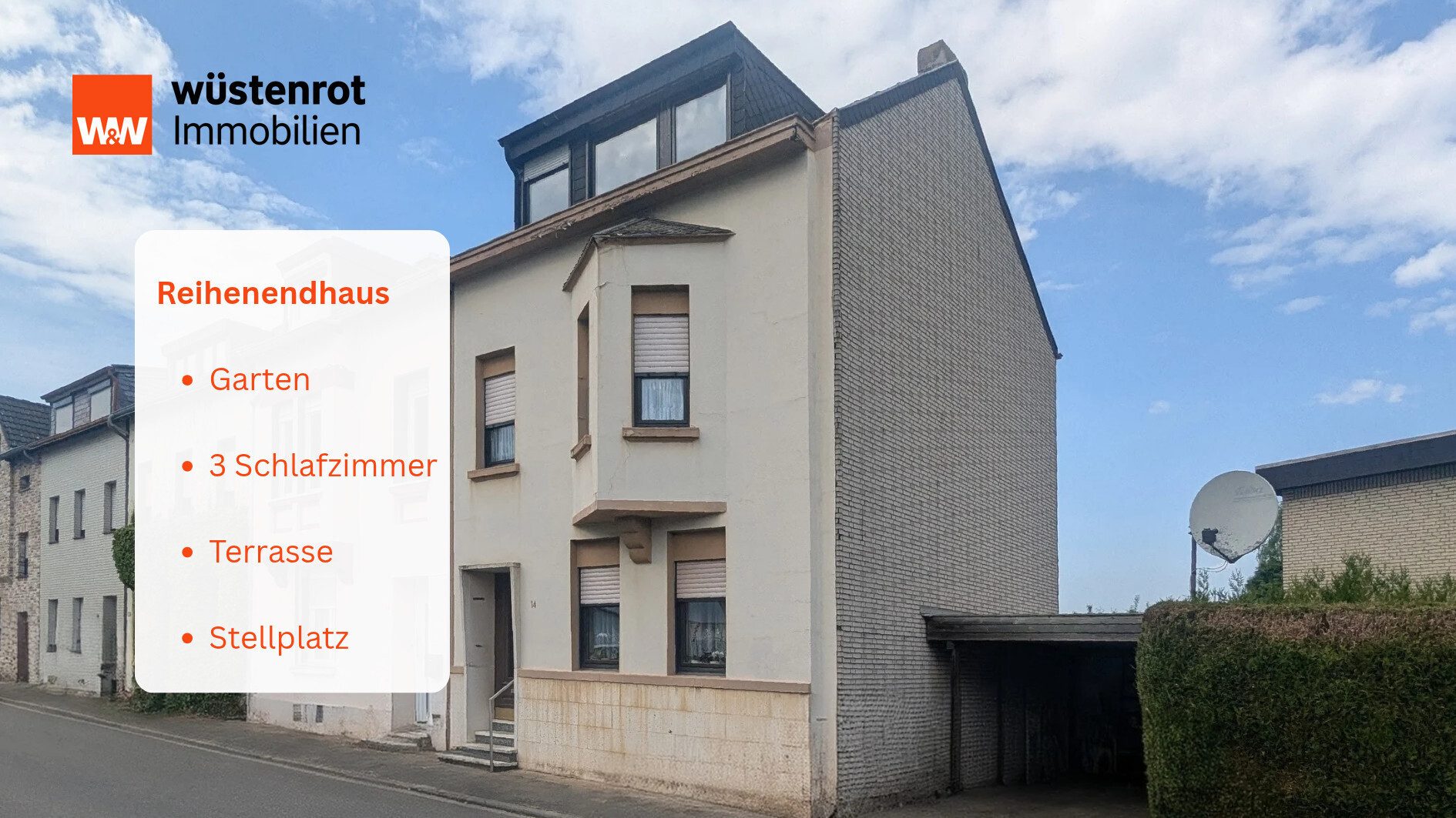 Immobilienangebot - Düren - Alle - Reiheneckhaus mit viel Platz und Gestaltungsspielraum