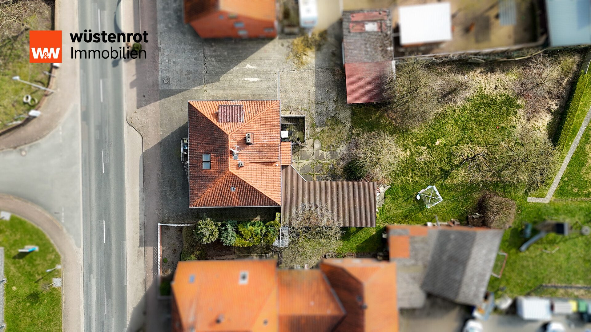 Immobilienangebot - Siedenburg - Alle - Siedenburg - vermietetes ZFH mit großem Grundstück als attraktive Kapitalanlage