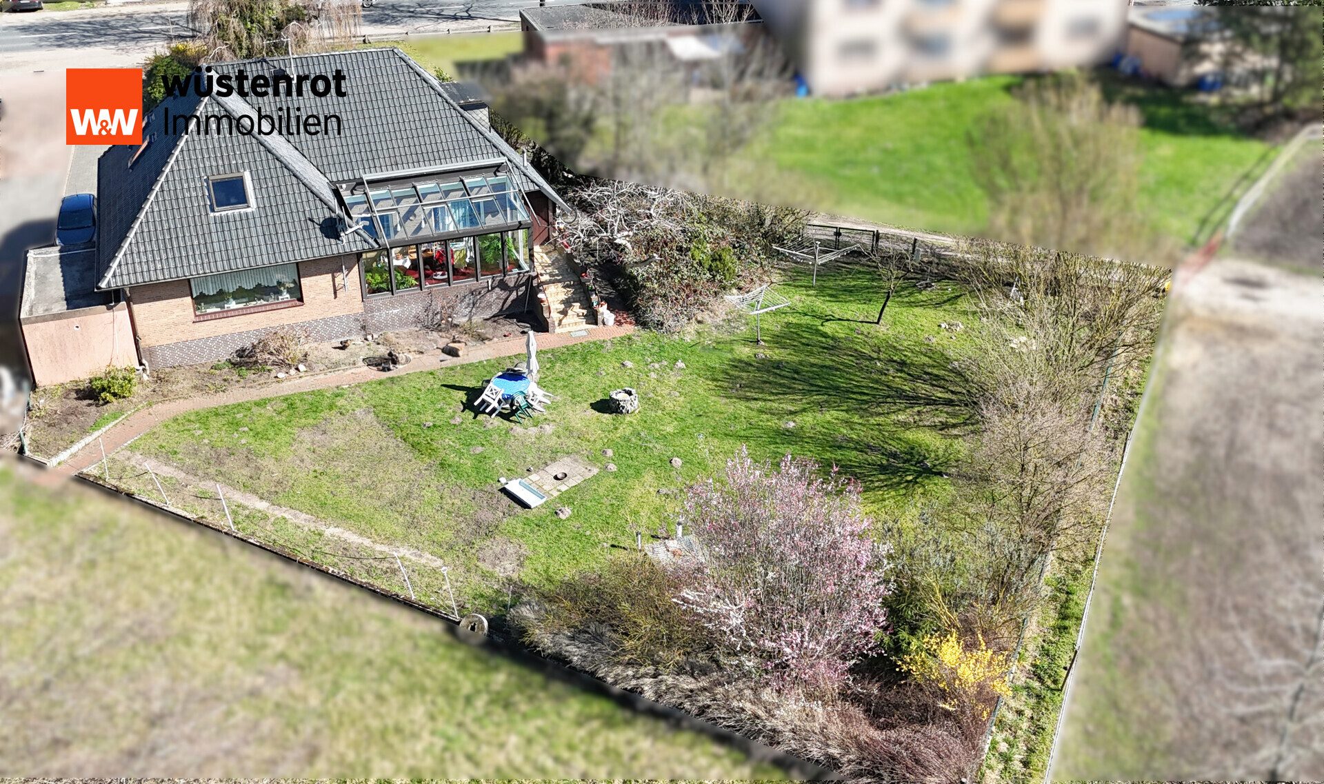 Immobilienangebot - Verden (Aller) / Dauelsen - Alle - Großzügiges Einfamilienhaus mit Wintergarten und großem Grundstück