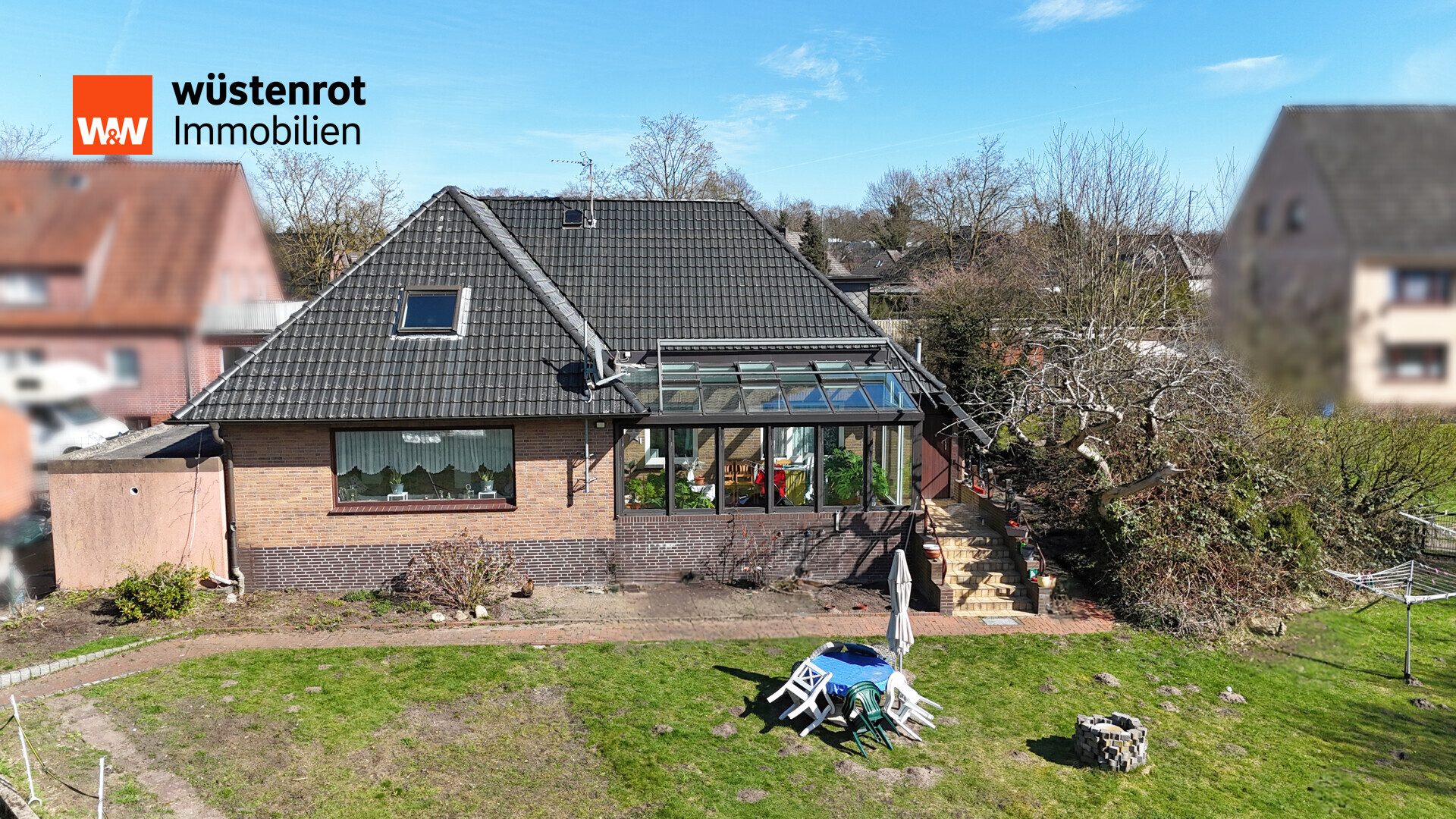 Immobilienangebot - Verden (Aller) / Dauelsen - Alle - Großzügiges Einfamilienhaus mit Wintergarten und großem Grundstück