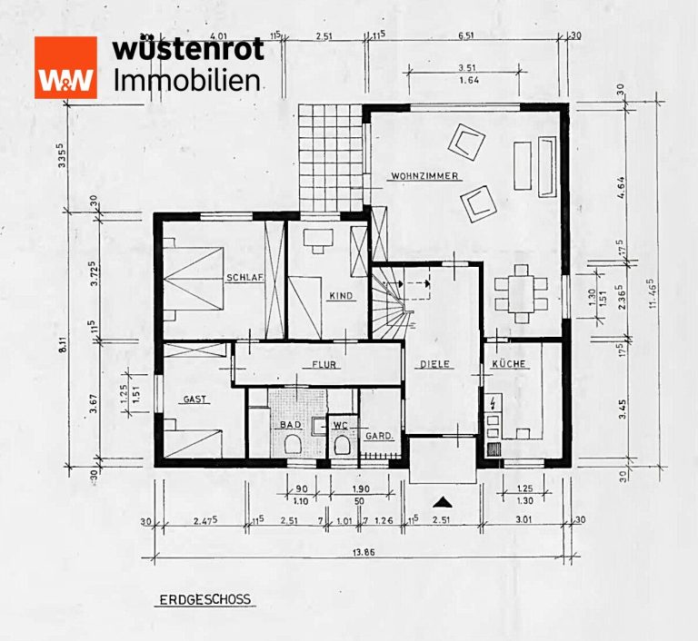Immobilienangebot - Verden (Aller) / Dauelsen - Alle - Großzügiges Einfamilienhaus mit Wintergarten und großem Grundstück