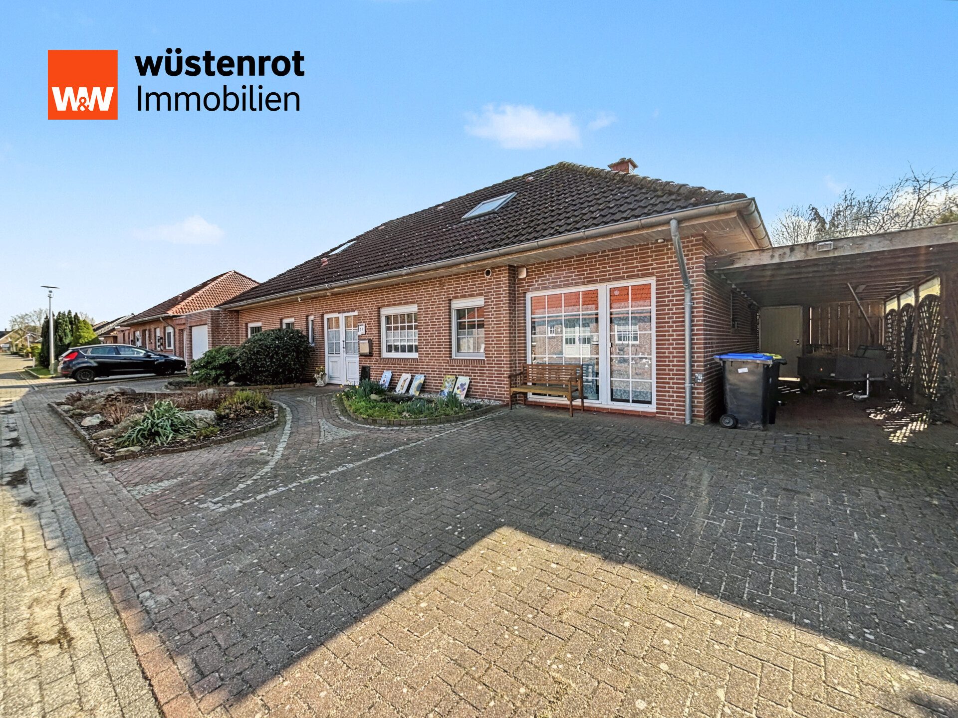 Immobilienangebot - Neubörger - Alle - Ausgebauter Bungalow mit Wintergarten, Teich und Pool