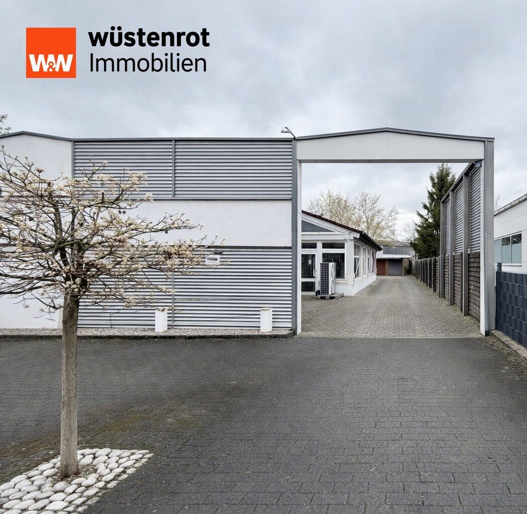 Immobilienangebot - Hamm - Alle - Vielseitig nutzbare Gewerbehalle mit angrenzendem Wohnhaus in attraktiver Lage von Hamm