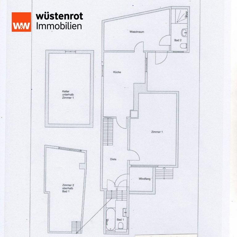 Immobilienangebot - Nierstein - Alle - Gepflegtes Einfamilienhaus mit Innenhof & Balkon