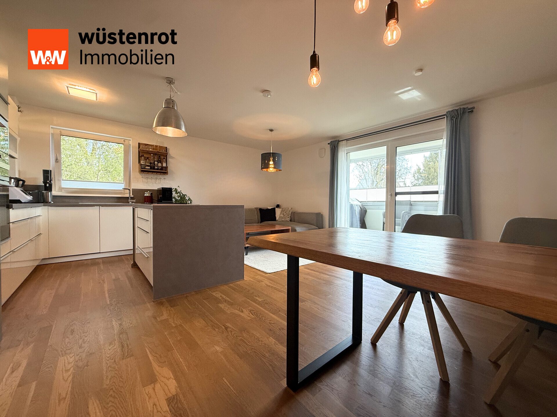 Immobilienangebot - Nieder-Olm - Alle - Ihr neues Zuhause: Helle 4-Zimmer-Wohnung mit Wintergarten, 2 Stellplätzen & ideal für Familien