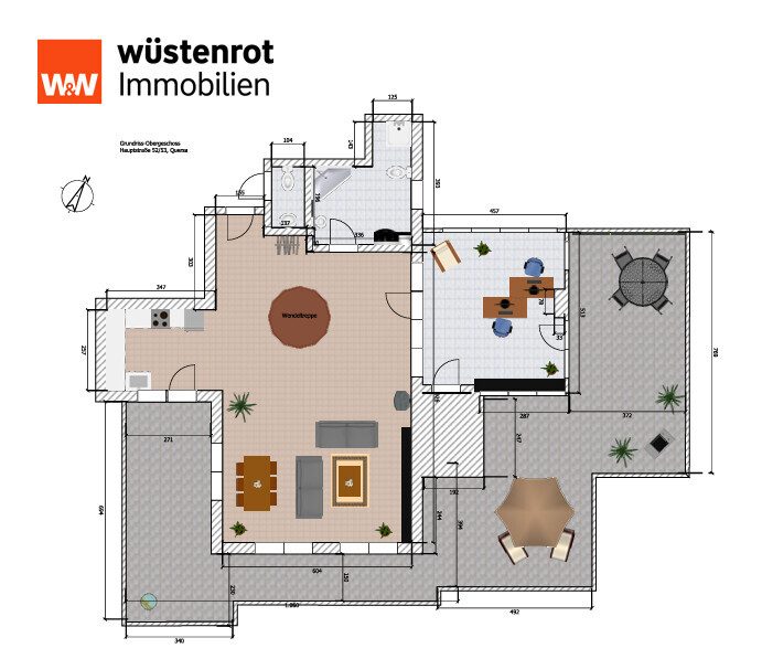 Immobilienangebot - Lampertswalde / Quersa - Alle - Wohnen wir im eigenen Haus – individuelle Maisonettewohnung mit XXL-Terrasse und Garten