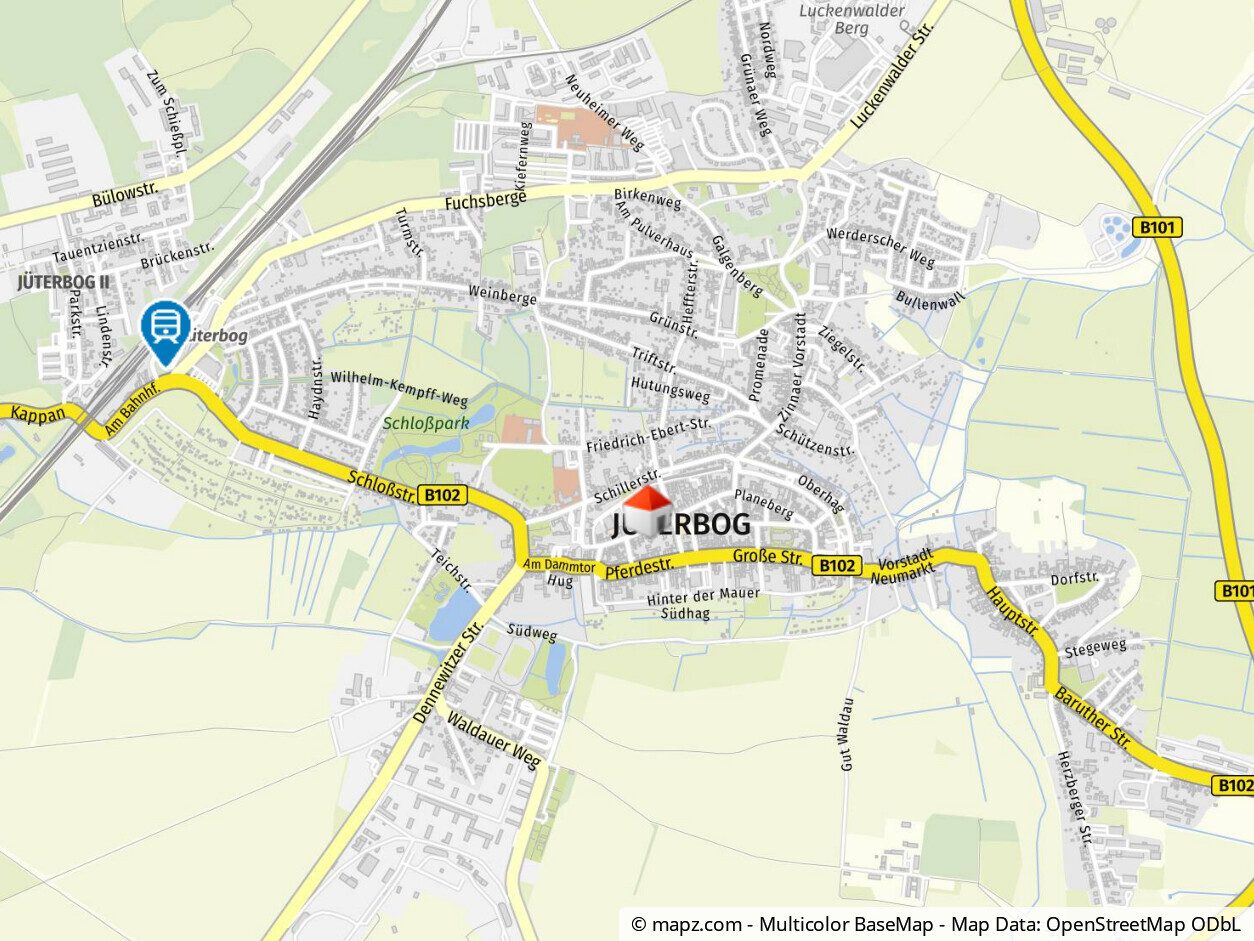 Immobilienangebot - Jüterbog - Alle - Helle, moderne Bürofläche zur Vermietung in Jüterbog mit Schaufenster direkt in der Ladenstraße