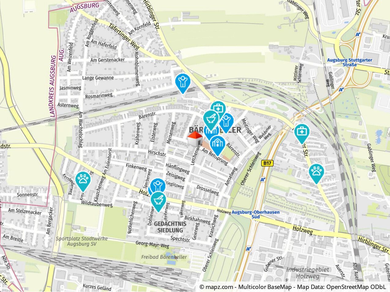 Immobilienangebot - Augsburg - Alle - Exklusive Dachwohnung mit großzügigen Räumen in zentraler, gut angebundener Lage
