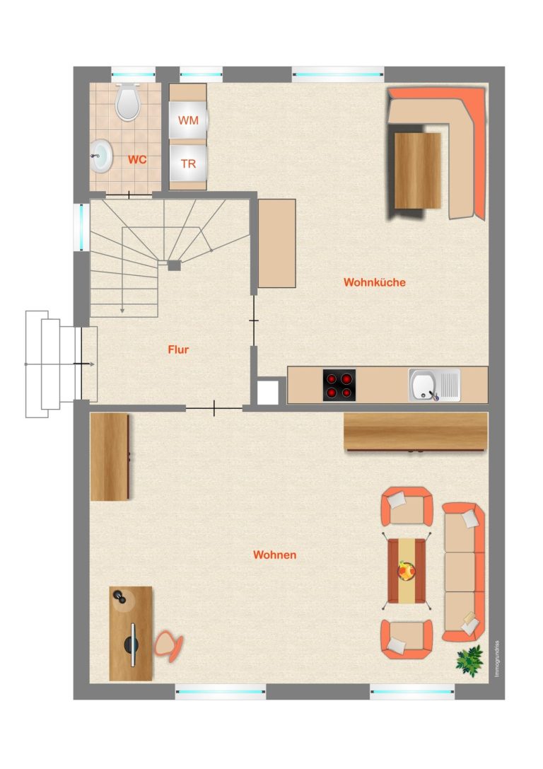 Immobilienangebot - Bühl - Alle - CHARMANTE DOPPELHAUSHÄLFTE IN BÜHL: Gemütliche Aufteilung, Garten und Schopf in bevorzugter Wohnlage
