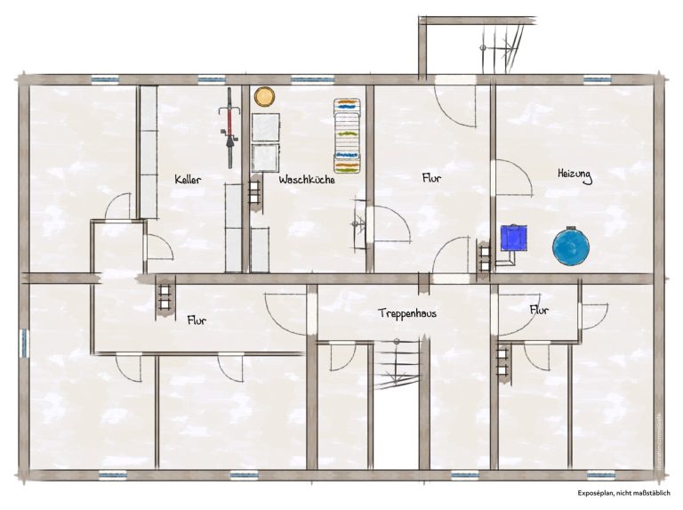 Immobilienangebot - Rottweil - Alle - Allein oder zu zweit ankommen im Hochparterre. 3 Zimmer, ca. 59 m². 
Mit Balkon. Küche vorhanden.